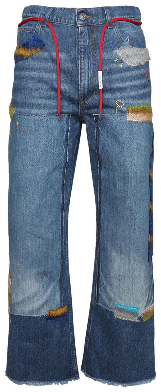 Marni Marni Jeans With Mohair Patches - Iris Blue Size US 34 / EU 50 - 9 Thumbnail