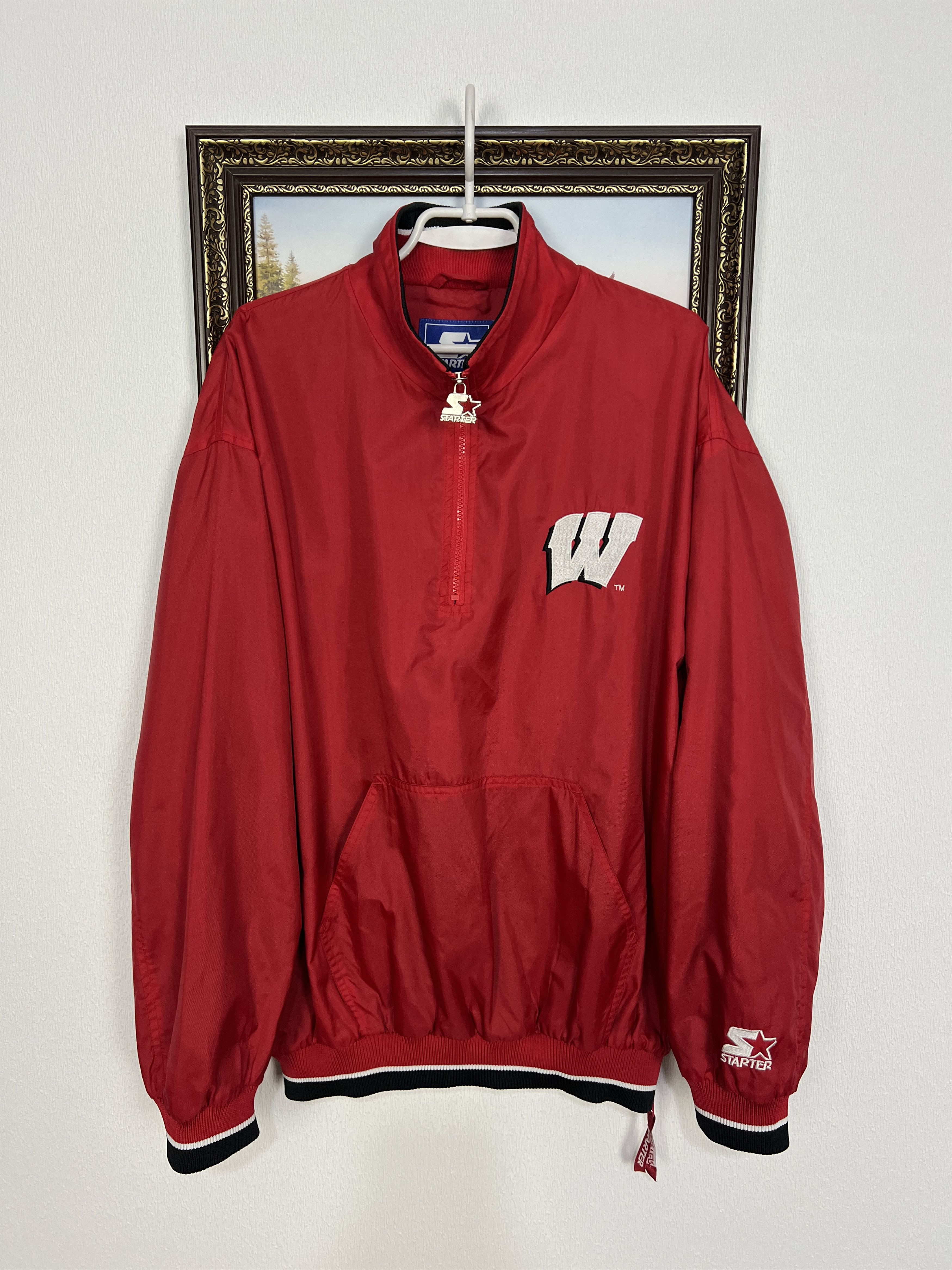 Vintage Wisconsin Badgers Jacket NCAA Bomber Windbreaker