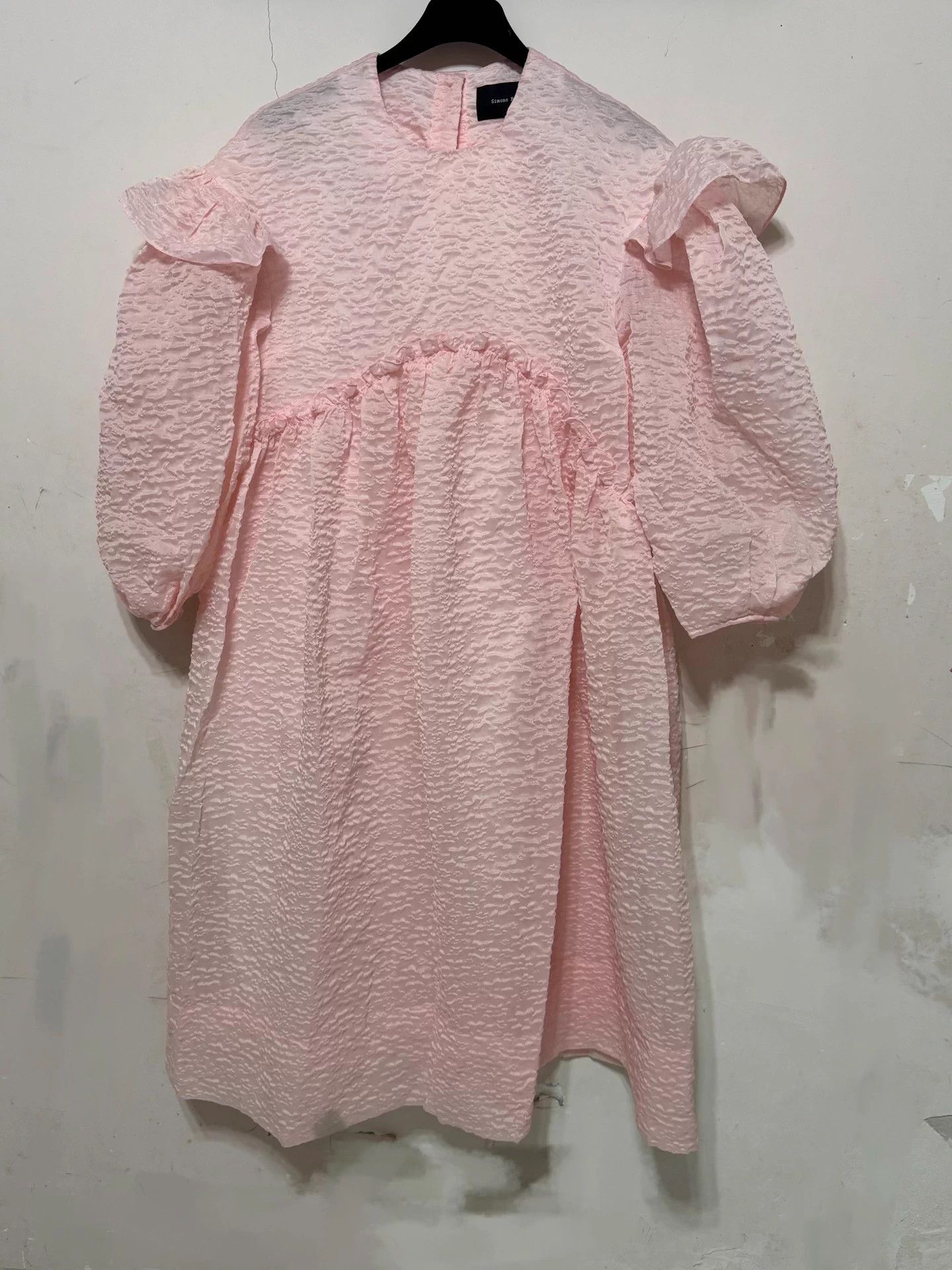 Simone Rocha Simone Rocha Sakura Pink Puff Sleeve M/L Oversized Dress Size XS / US 0-2 / IT 36-38 - 2 Thumbnail