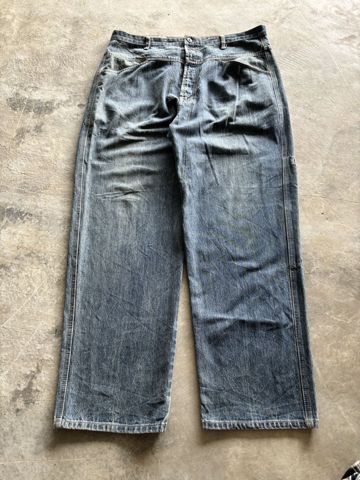 Designer × Marithe + Francois Girbaud vintage MARITHE FRANCOIS GIRBAUD MFG baggy jeans side pocket Size US 39 - 1 Thumbnail