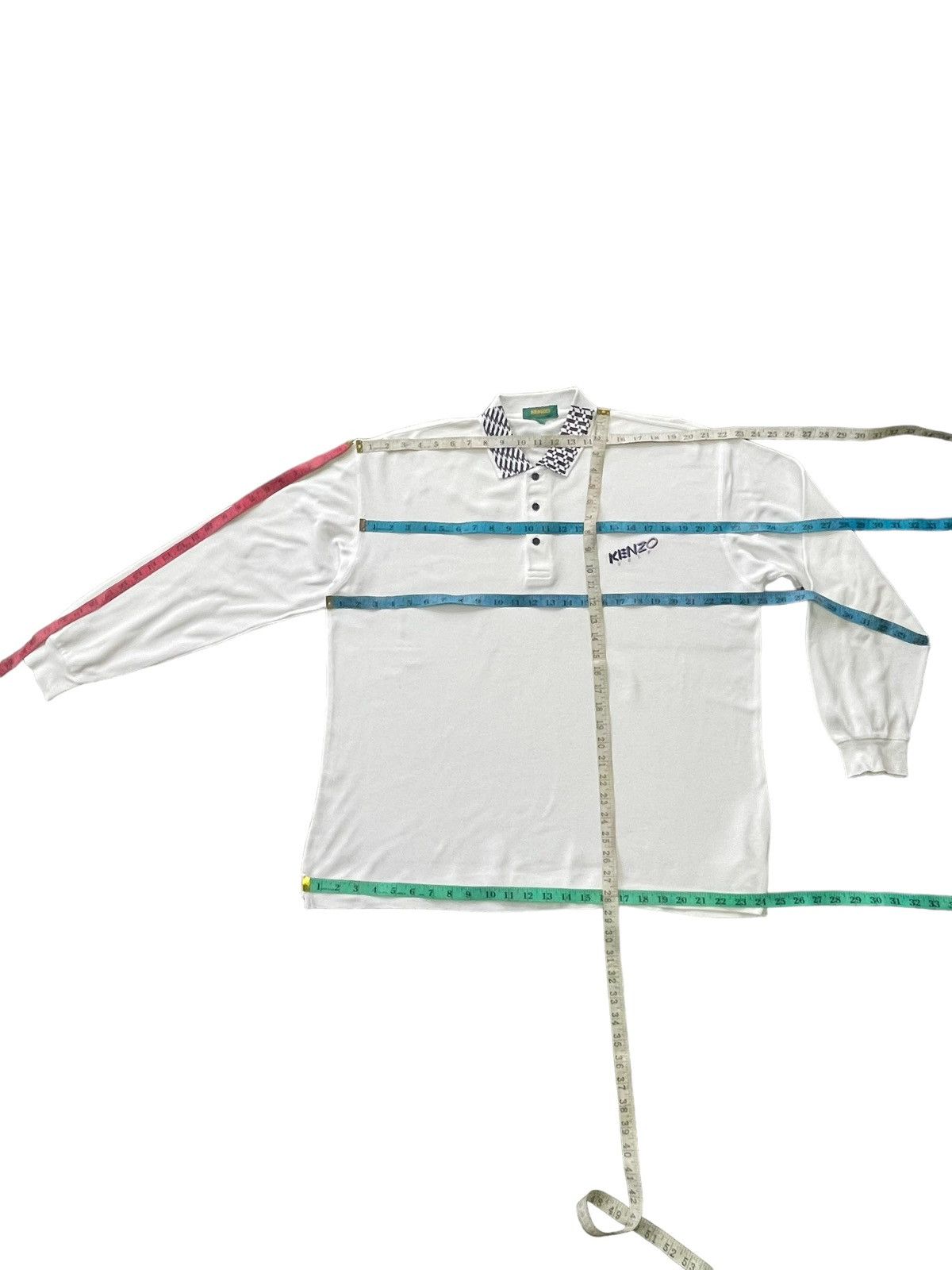 Kenzo Vintage Kenzo Golf Polo Long Sleave Size US XL / EU 56 / 4 - 9 Thumbnail