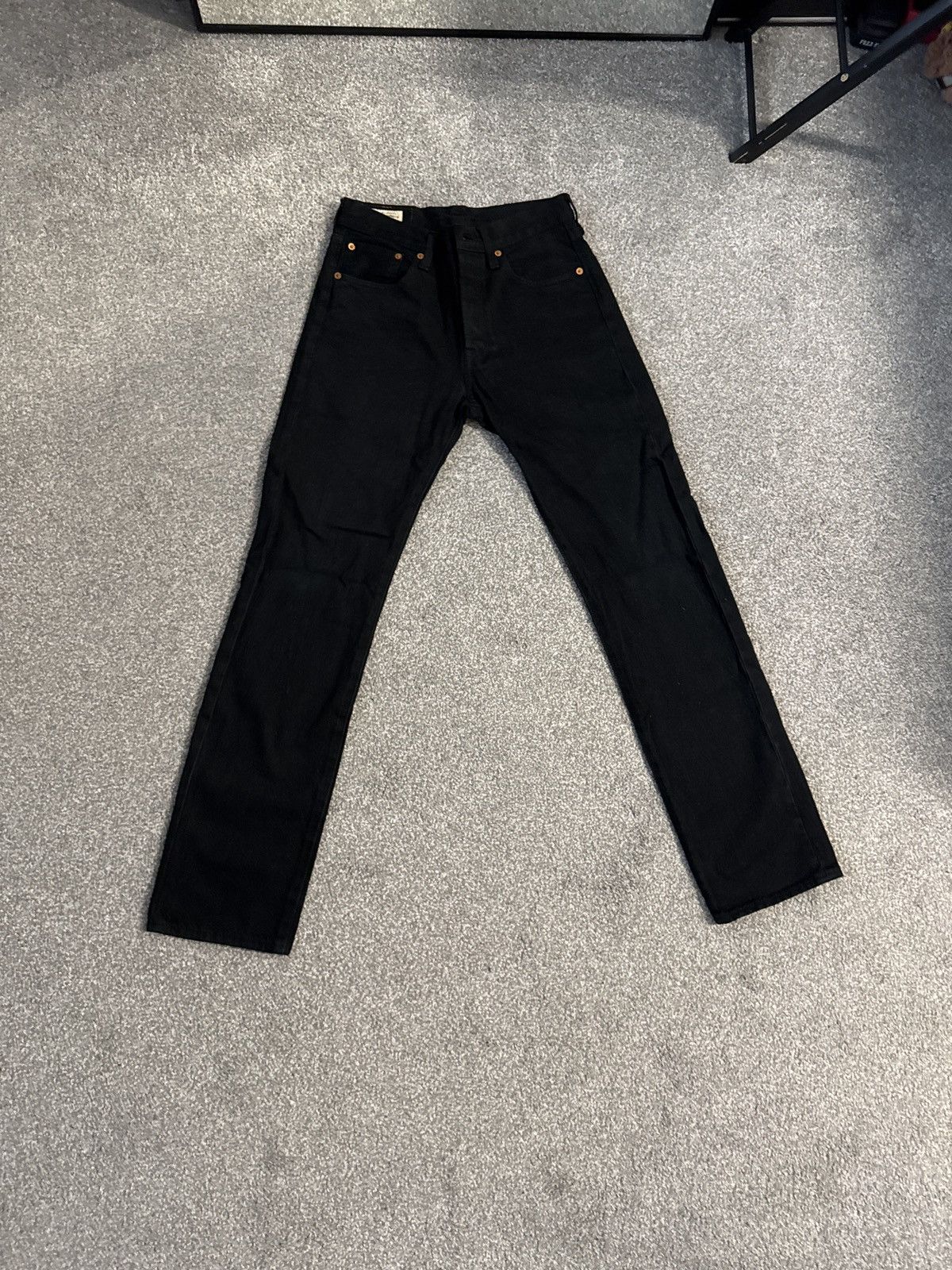 Levi's Levis 501 black straight legged denim Size US 28 / EU 44 - 1 Thumbnail