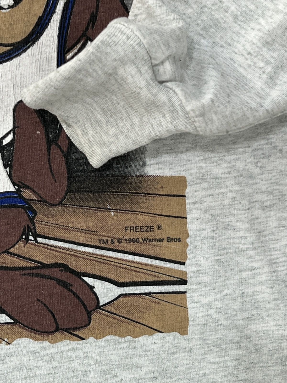 Warner Bros Vintage 1996 Space Jam Taz Looney Tunes Long Sleeve XL Size US XS / EU 42 / 0 - 5 Thumbnail