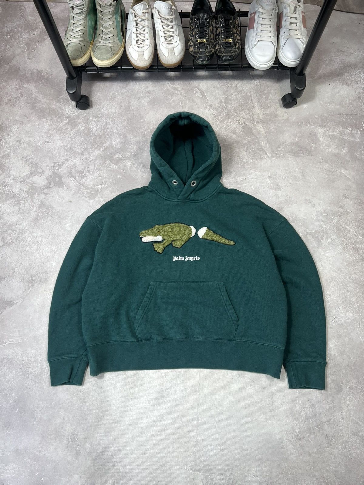 Palm Angels Palm Angels Crocodile Hoodie Size M / US 6-8 / IT 42-44 - 1 Thumbnail