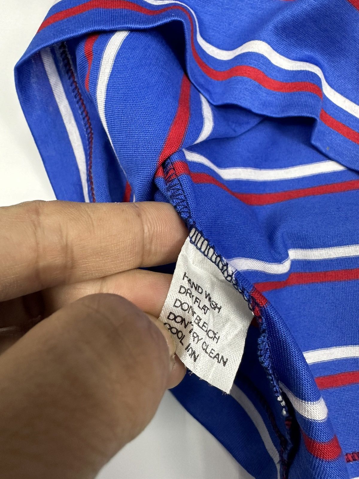 Longchamp Vintage Longchamp Paris Stripe TShirt A643 Size US M / EU 48-50 / 2 - 9 Thumbnail