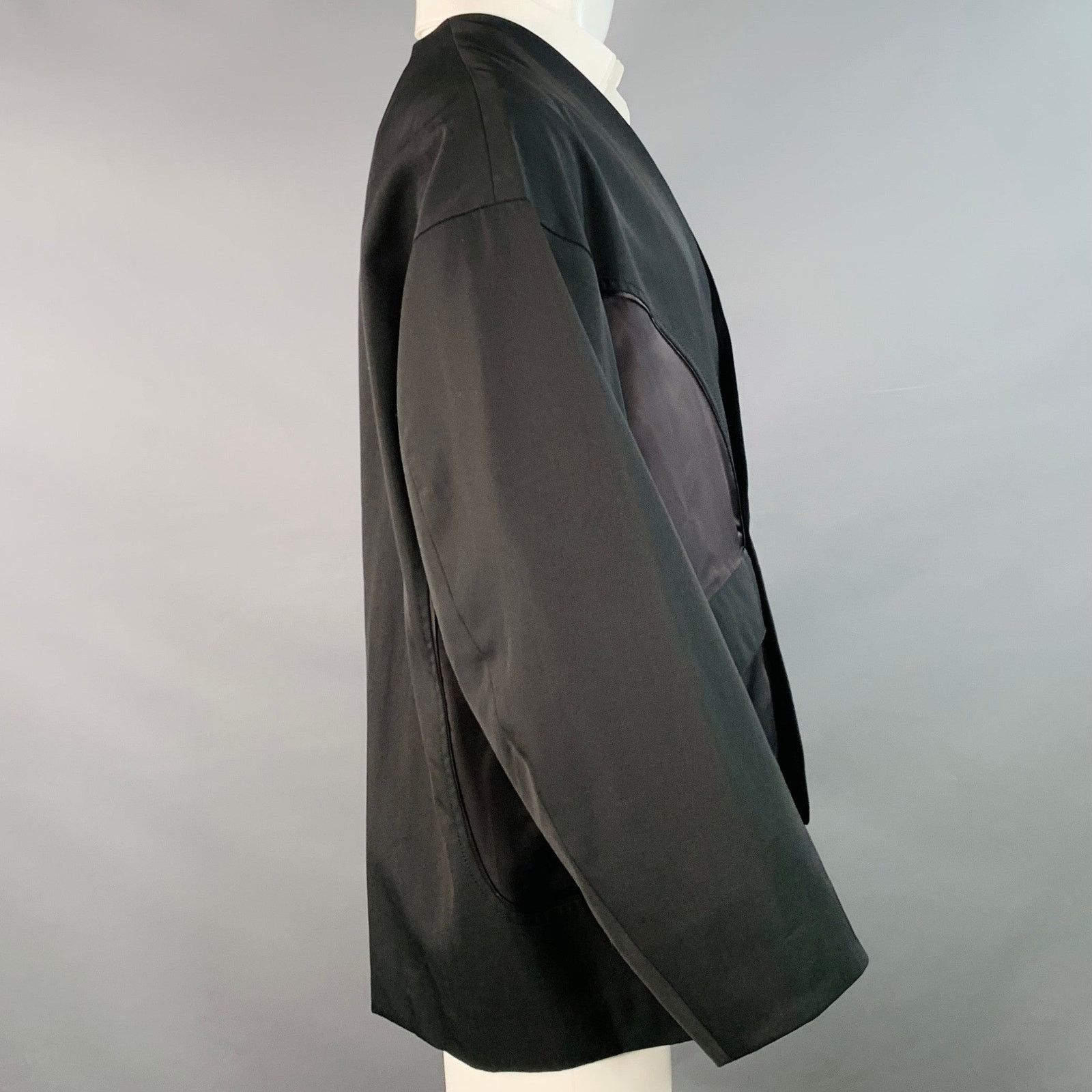 Other 36 Black Wool Polyester Oversized Layered Floating Vest Size US M / EU 48-50 / 2 - 3 Thumbnail