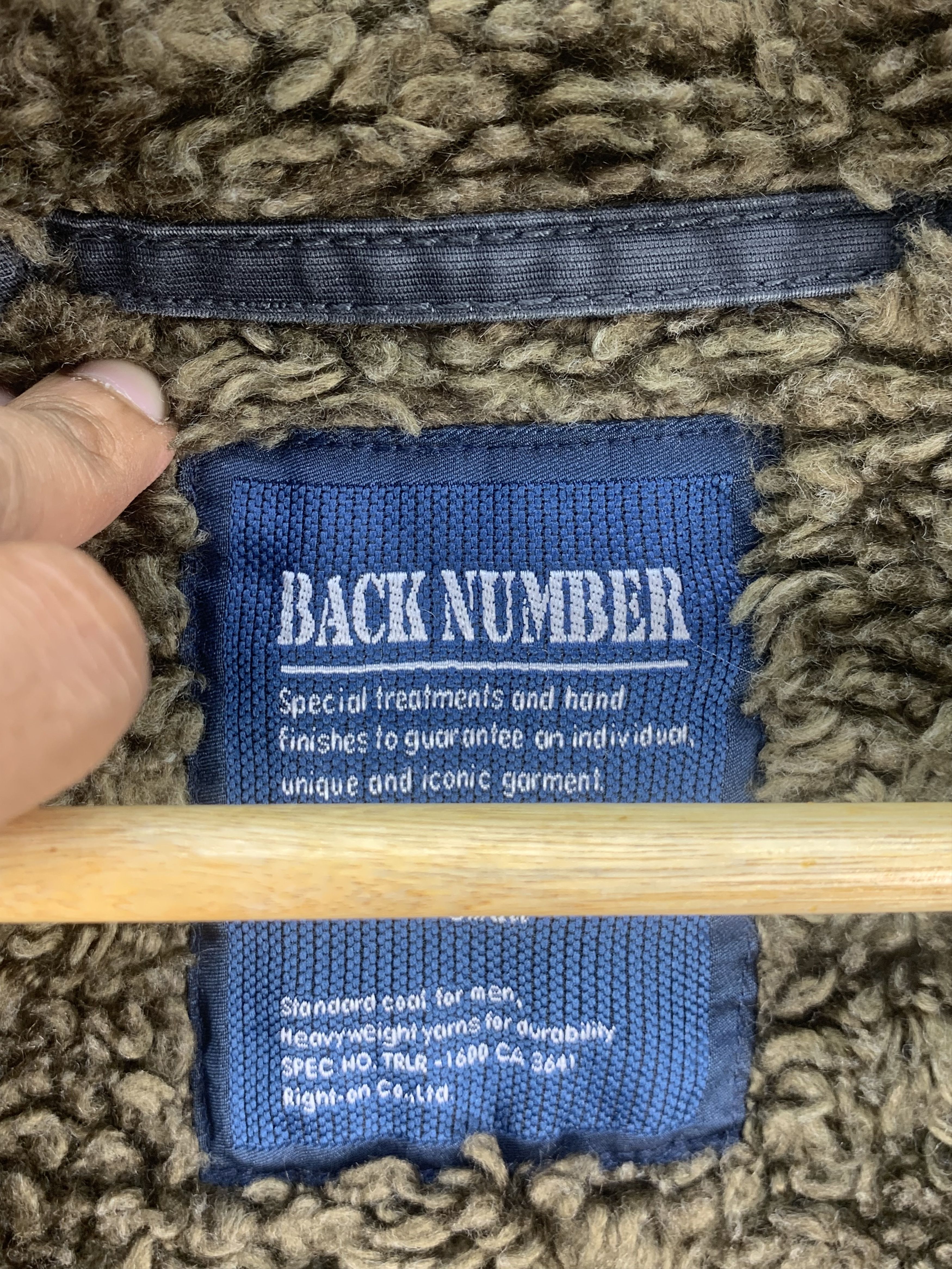 Japanese Brand Vintage Back Number Sherpa Deck Jacket Size US S / EU 44-46 / 1 - 11 Thumbnail