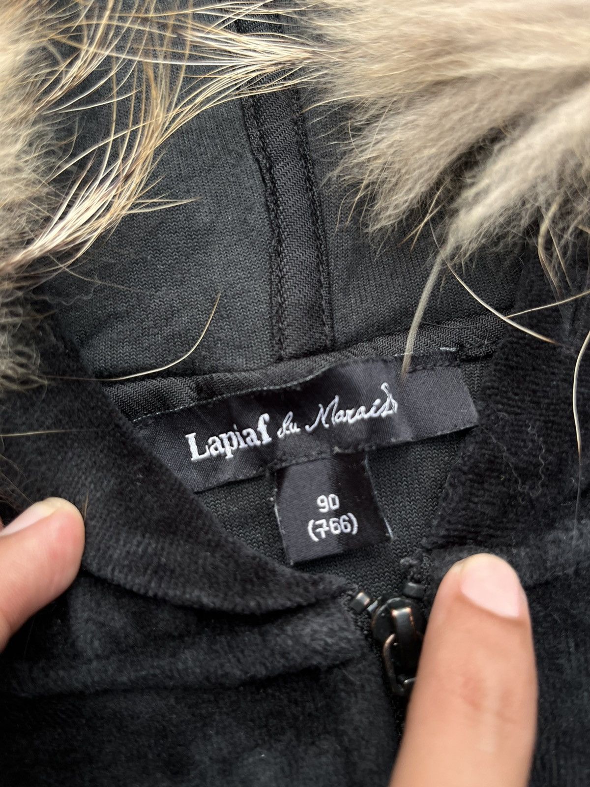 If Six Was Nine JAPANESE LAPIAF VELVET FUR FAUX HOODIE Size US S / EU 44-46 / 1 - 5 Thumbnail