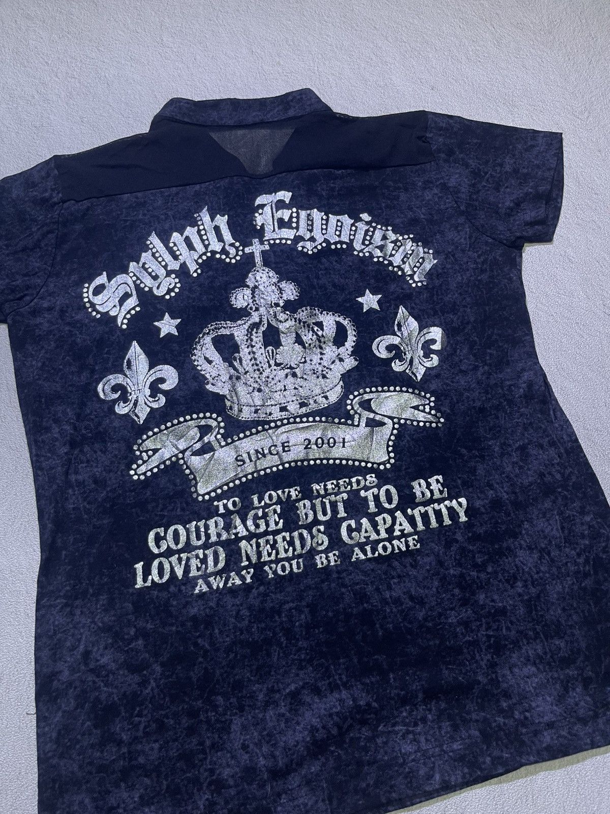 Japanese Brand Y2K SYLPH EGOISM long sleeve tshirt Size M / US 6-8 / IT 42-44 - 2 Thumbnail