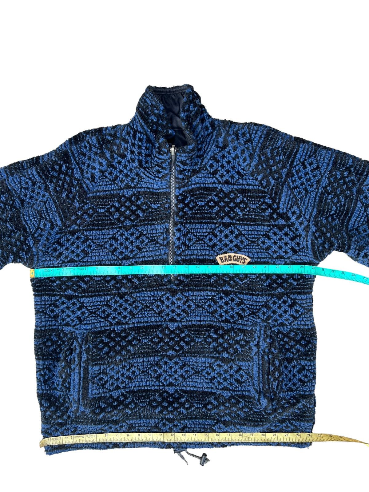Vintage Vintage 90s Bad Guys Dare Devils Reversible Fleece Jacket Size US S / EU 44-46 / 1 - 4 Thumbnail