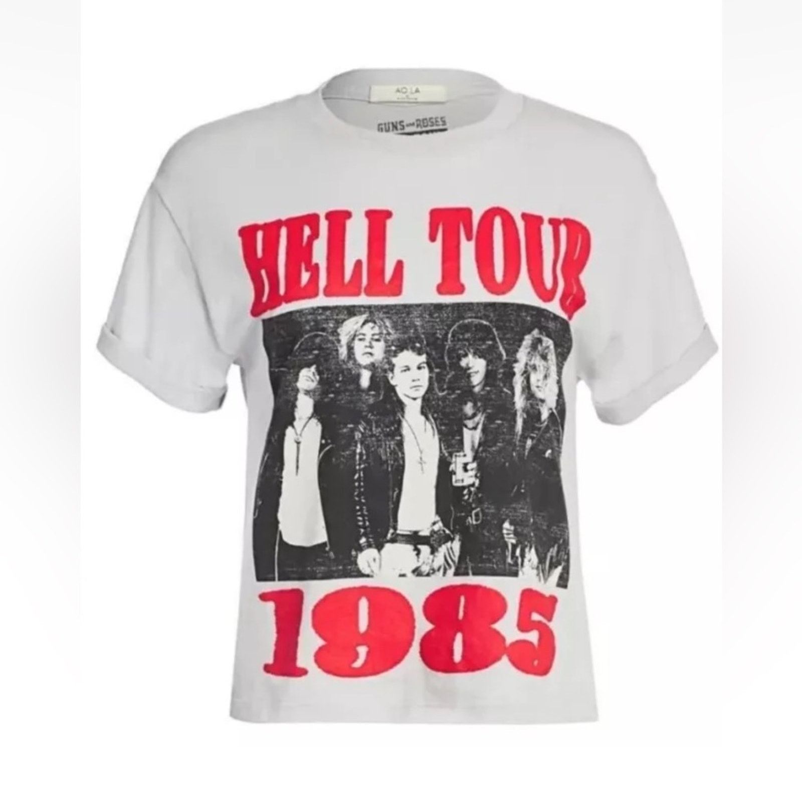 Alice + Olivia Alice & Olivia Guns 'n' Roses Hell Tour Band Tee S M Size S / US 4 / IT 40 - 1 Thumbnail