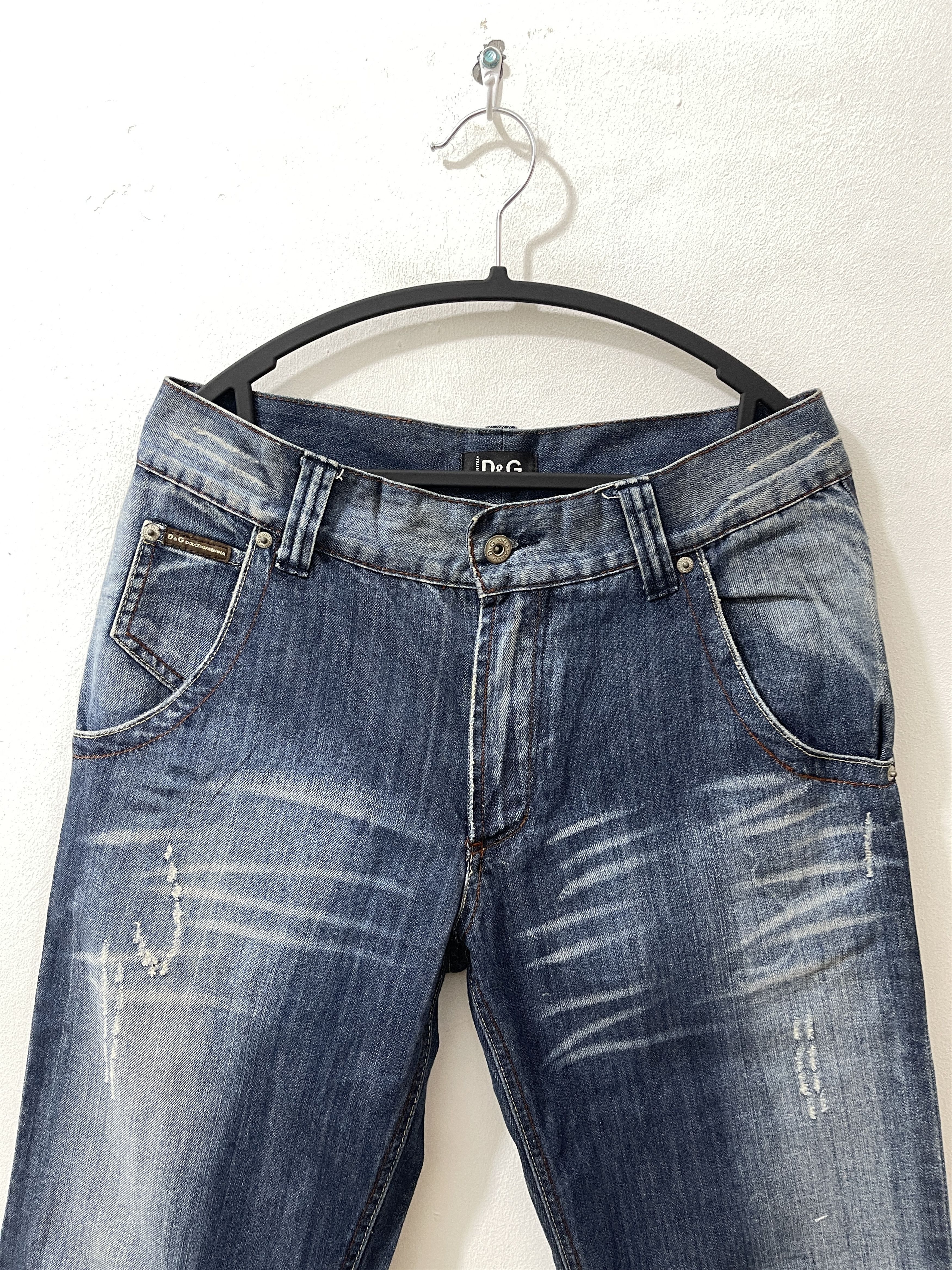 Dolce & Gabbana Dolce & Gabbana Distressed Clawmark Baggy Pants Size US 32 / EU 48 - 4 Thumbnail
