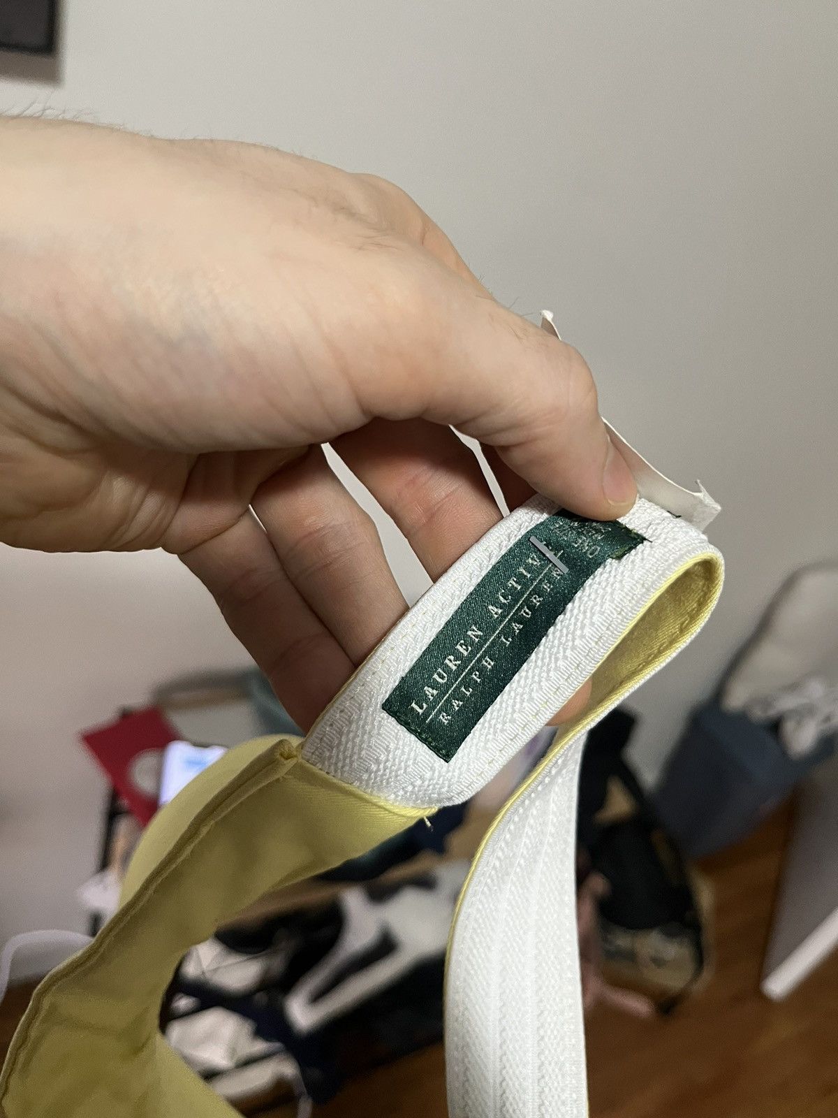 Polo Ralph Lauren × RRL Ralph Lauren Ralph Lauren Polo Holf tennis visor hat yellow new Size ONE SIZE - 2 Thumbnail