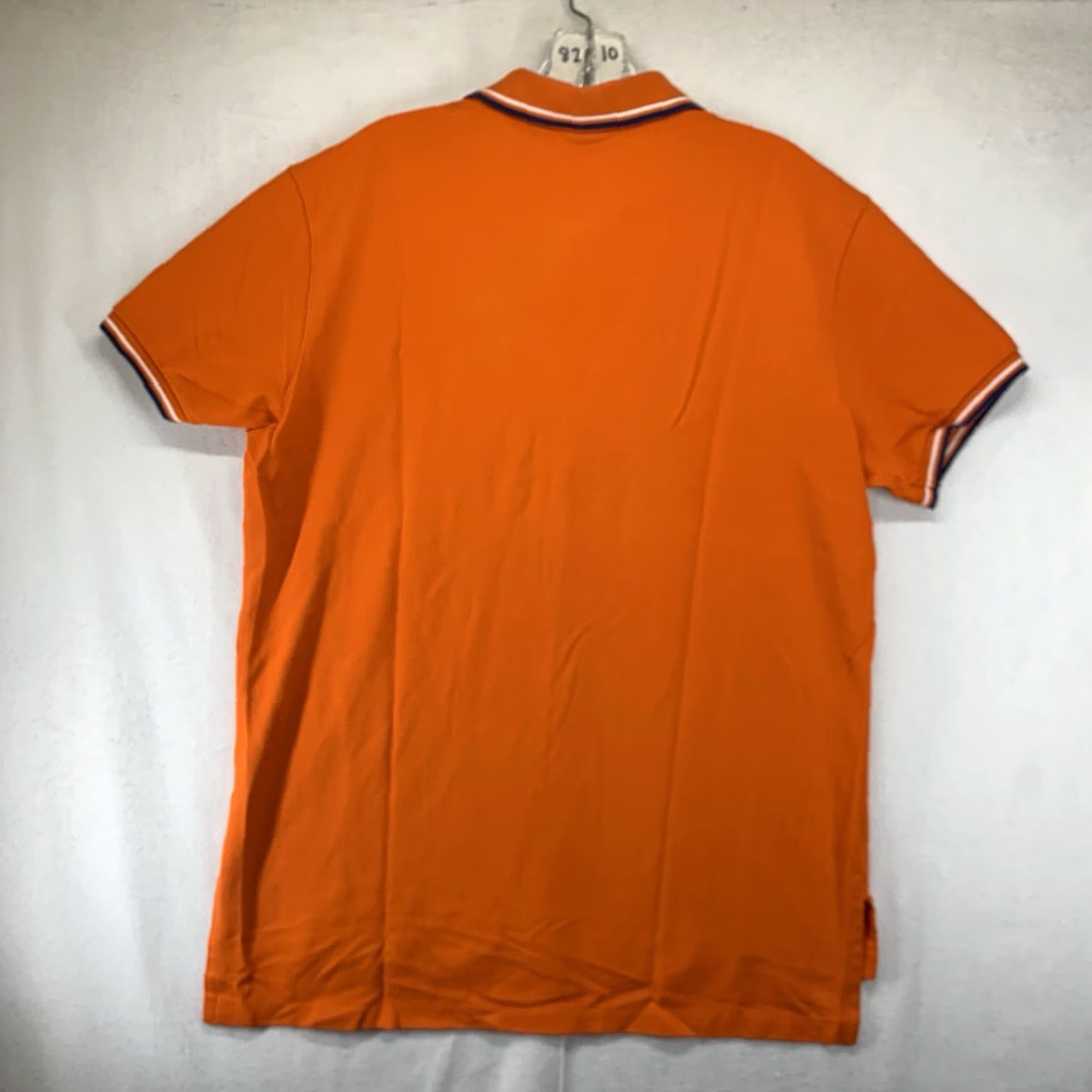 Polo Ralph Lauren VINTAGE Polo Ralph Lauren Yacht Club Polo Shirt Mens Large Bright Orange Embroidered Classic Casual Size US L / EU 52-54 / 3 - 3 Thumbnail