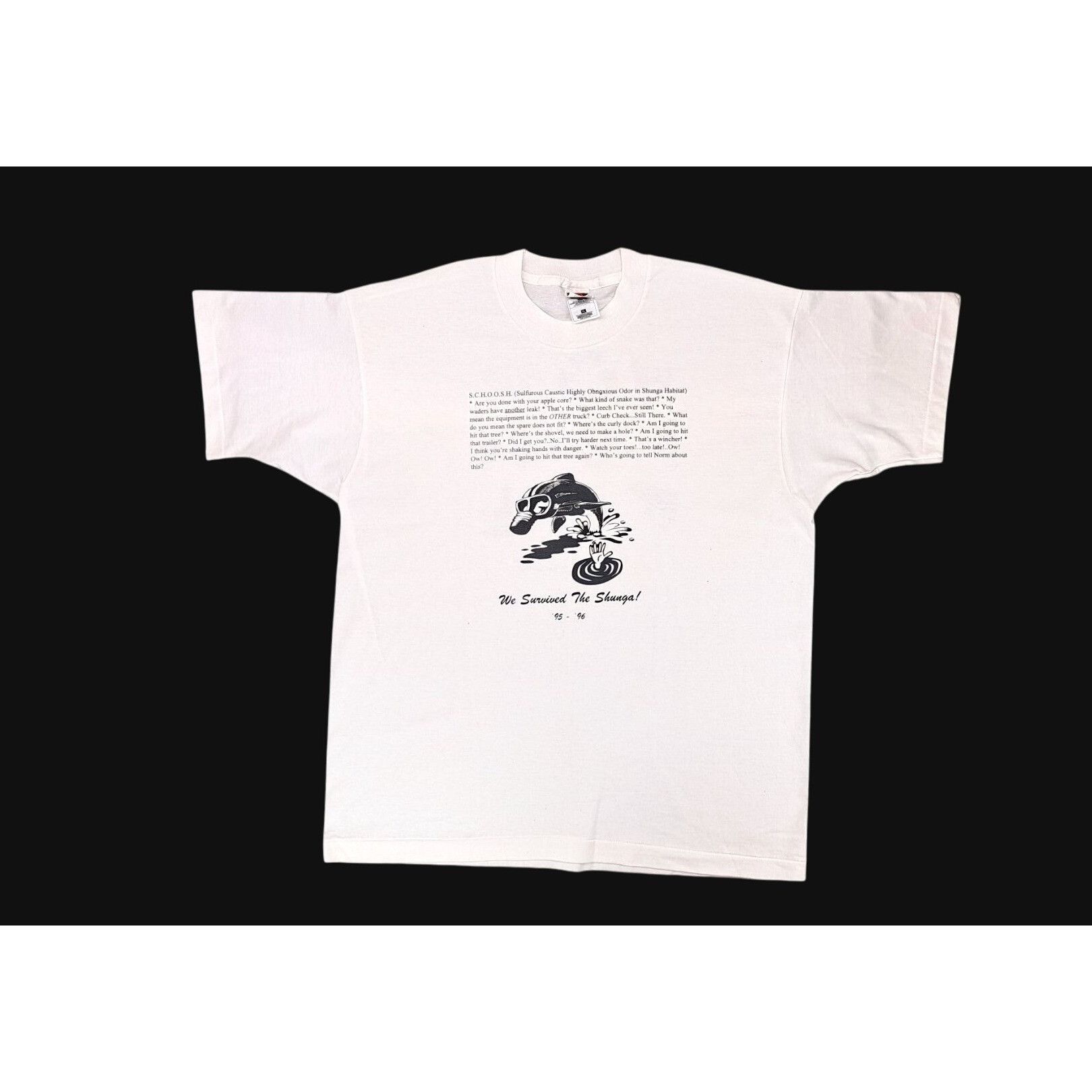 Fruit Of The Loom Vintage Americorps T-Shirt Survived The Shunga Men XL Size US XL / EU 56 / 4 - 1 Thumbnail