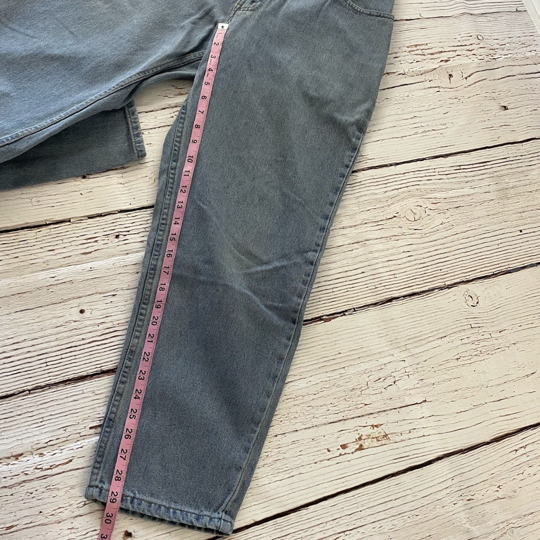 Levi's Vintage Levi's 560 Tapered Light Wash Denim Blue Jeans Men's 33 X 29 Size US 33 - 8 Thumbnail