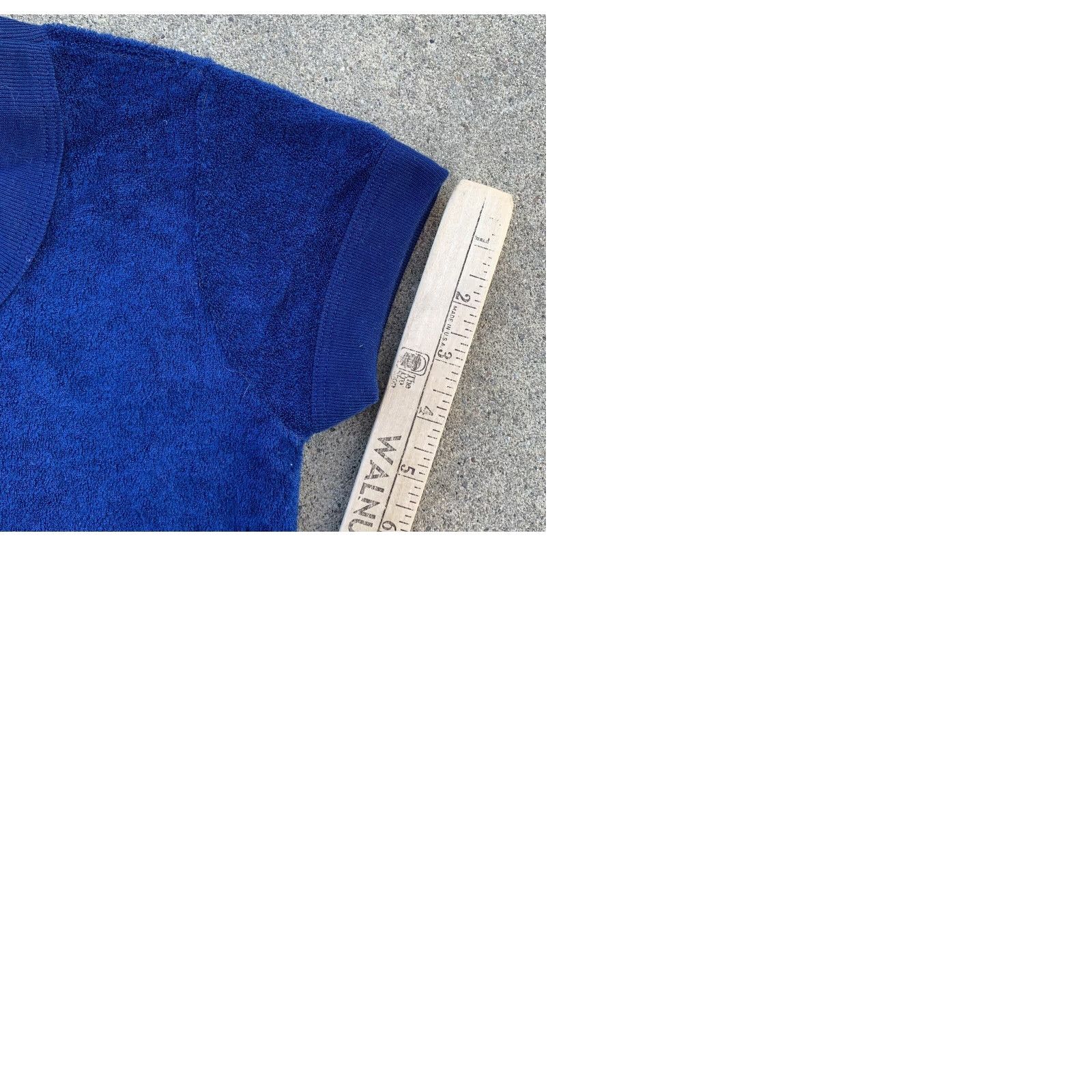 CLOT VINTAGE WPL 8134 T-Shirt Shirt Women size M Blue Terry Cloth 60s 70s Mod Hippie Beach 1960s 1970s Multiharvest Size M / US 6-8 / IT 42-44 - 12 Thumbnail