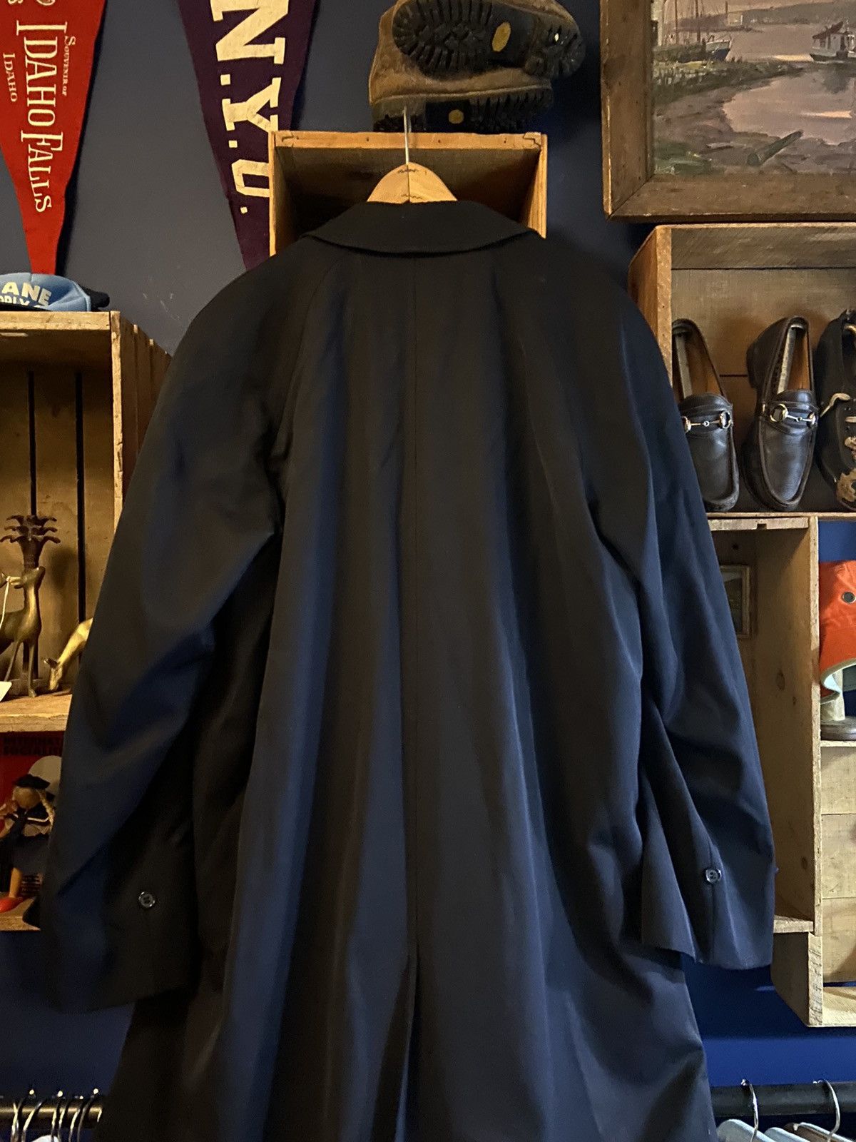 Burberry × Designer × Vintage Vintage 1990s Burberrys Trench Coat Rain Coat Size XL / US 12-14 / IT 48-50 - 5 Thumbnail
