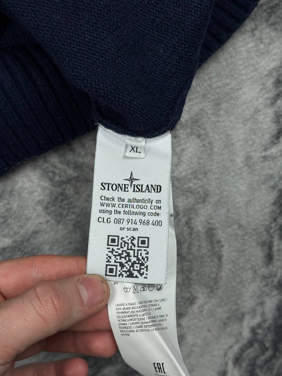 Stone Island Vintage Stone Island Knit Sweater Pullover Wool Size US XL / EU 56 / 4 - 9 Thumbnail