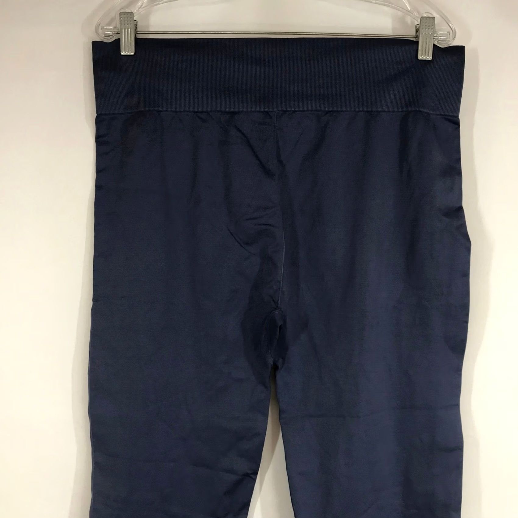 Vintage Knix Navy Blue Seamless High Waisted Leggings Plus Size 3X Tapered Leg Activewear Womens Size 40" / US 18 - 5 Thumbnail