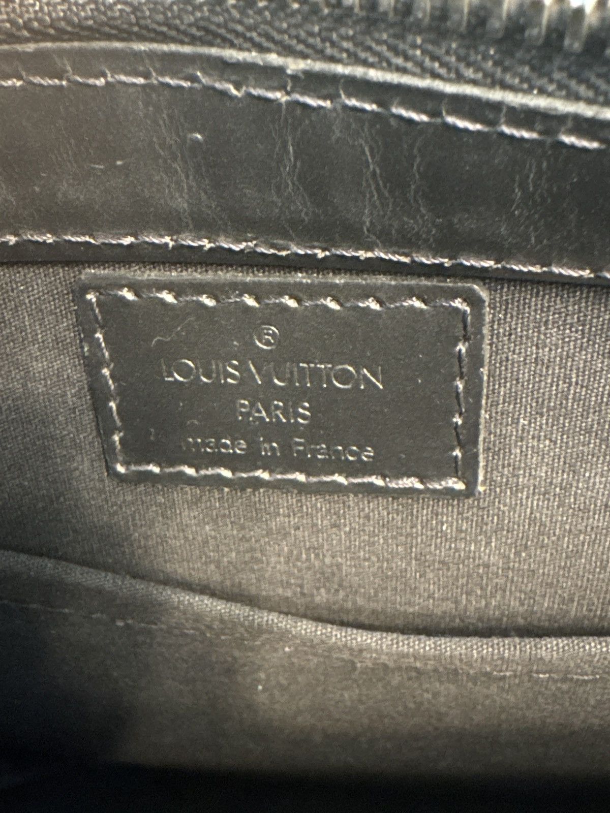 Louis Vuitton Louis Vuitton Vintage - Monogram Mat Alston Bag - Black Size ONE SIZE - 7 Thumbnail