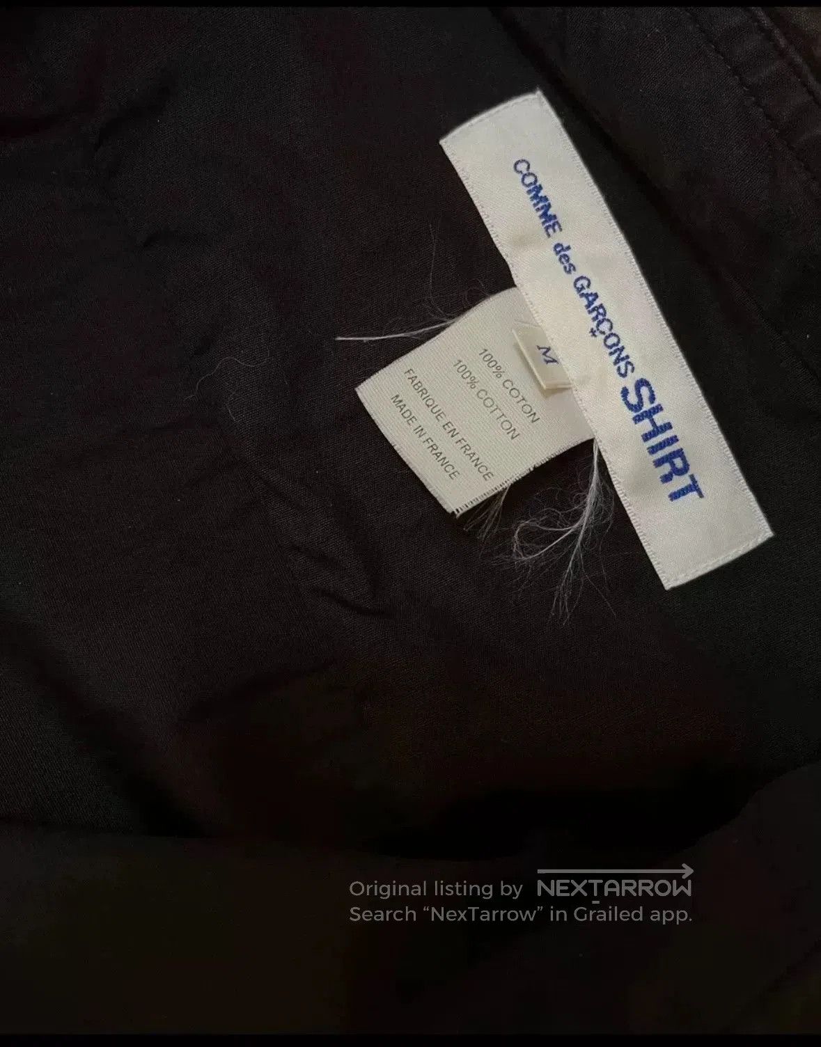 Rei Kawakubo COMME des GARÇONS Black Long. Size US M / EU 48-50 / 2 - 4 Thumbnail
