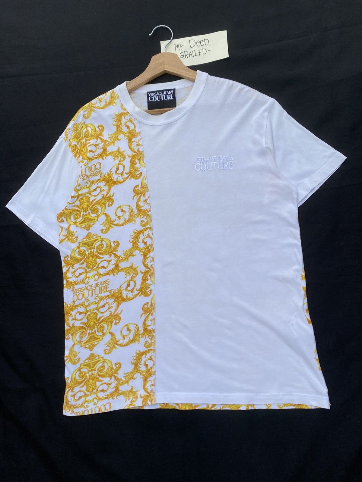 Versace Rare VERSACE Jeans Couture White Tshirt Size US M / EU 48-50 / 2 - 4 Thumbnail