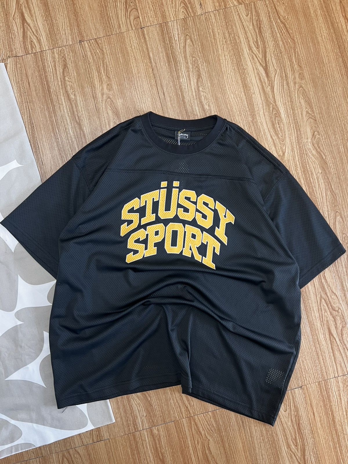 Stussy STUSSY TEAM 80 JERSEY BLACK | Grailed