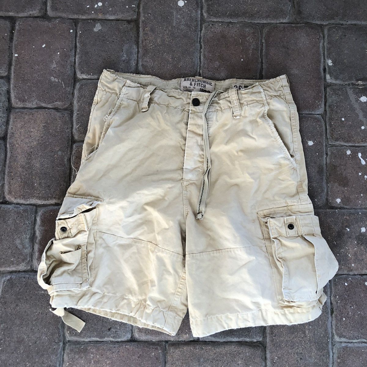 Abercrombie & Fitch Abercrombie & Fitch Cargo Mens 36 Khaki Military Y2K Baggy Size US 36 / EU 52 - 1 Thumbnail