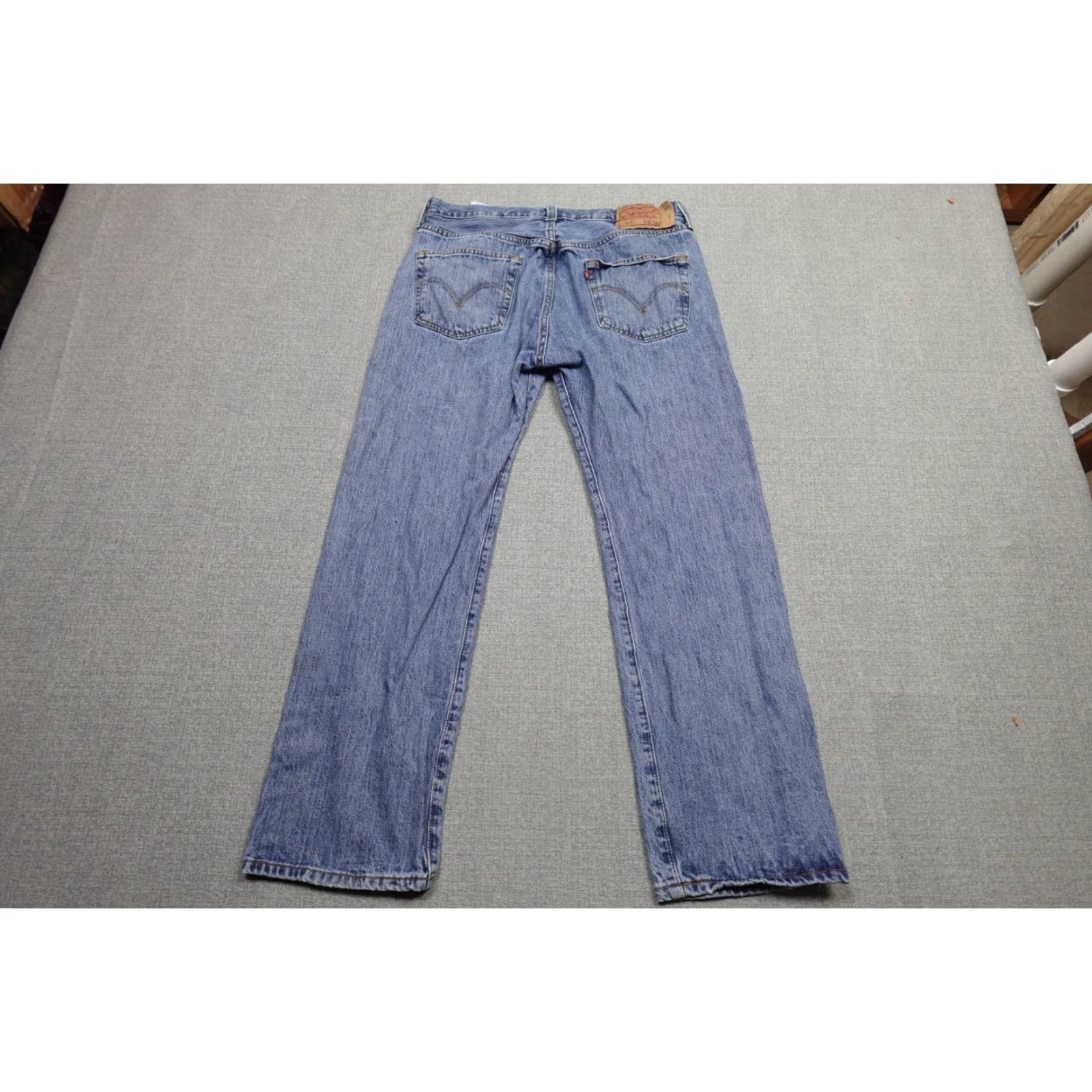 Levi's Levi's 501 Jeans Mens 34x30 Blue Relaxed Fit Denim Straight Pocket Men's Jeans Cowboy Western Vintage Size US 34 / EU 50 - 4 Thumbnail