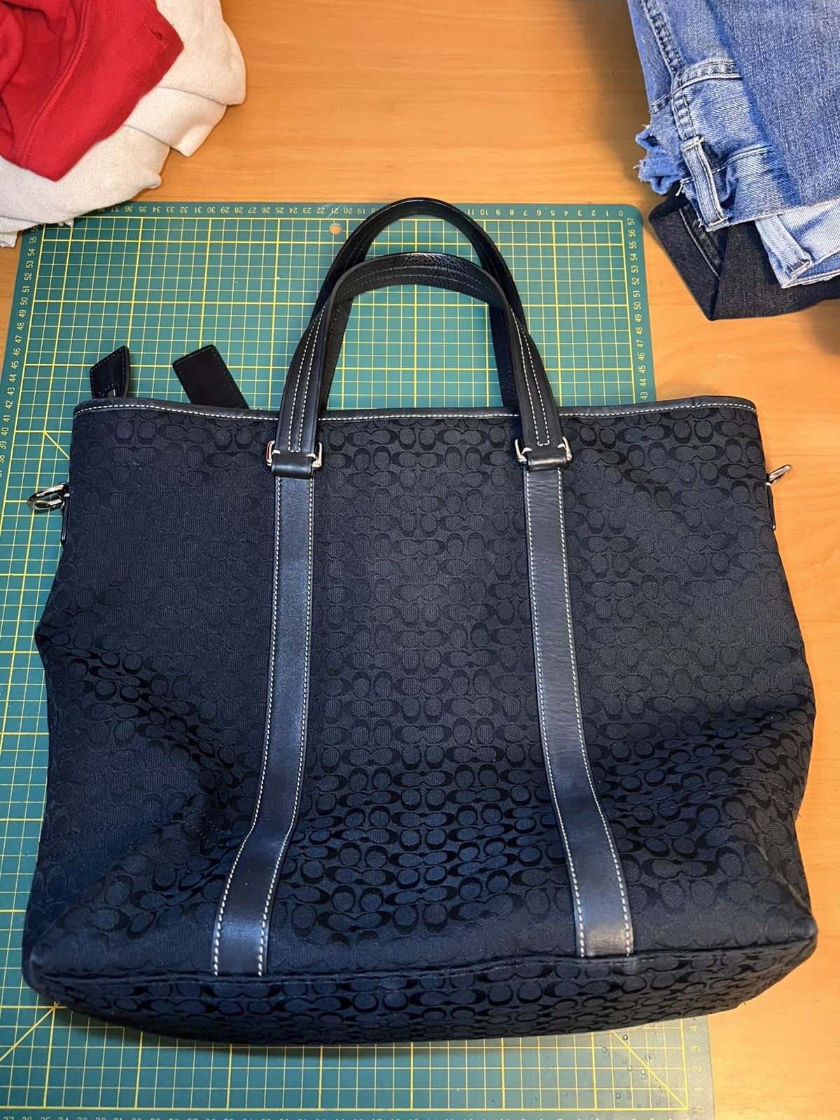 Coach Vintage Coach jumbo monogram leather hybrid tote bag Size ONE SIZE - 2 Thumbnail