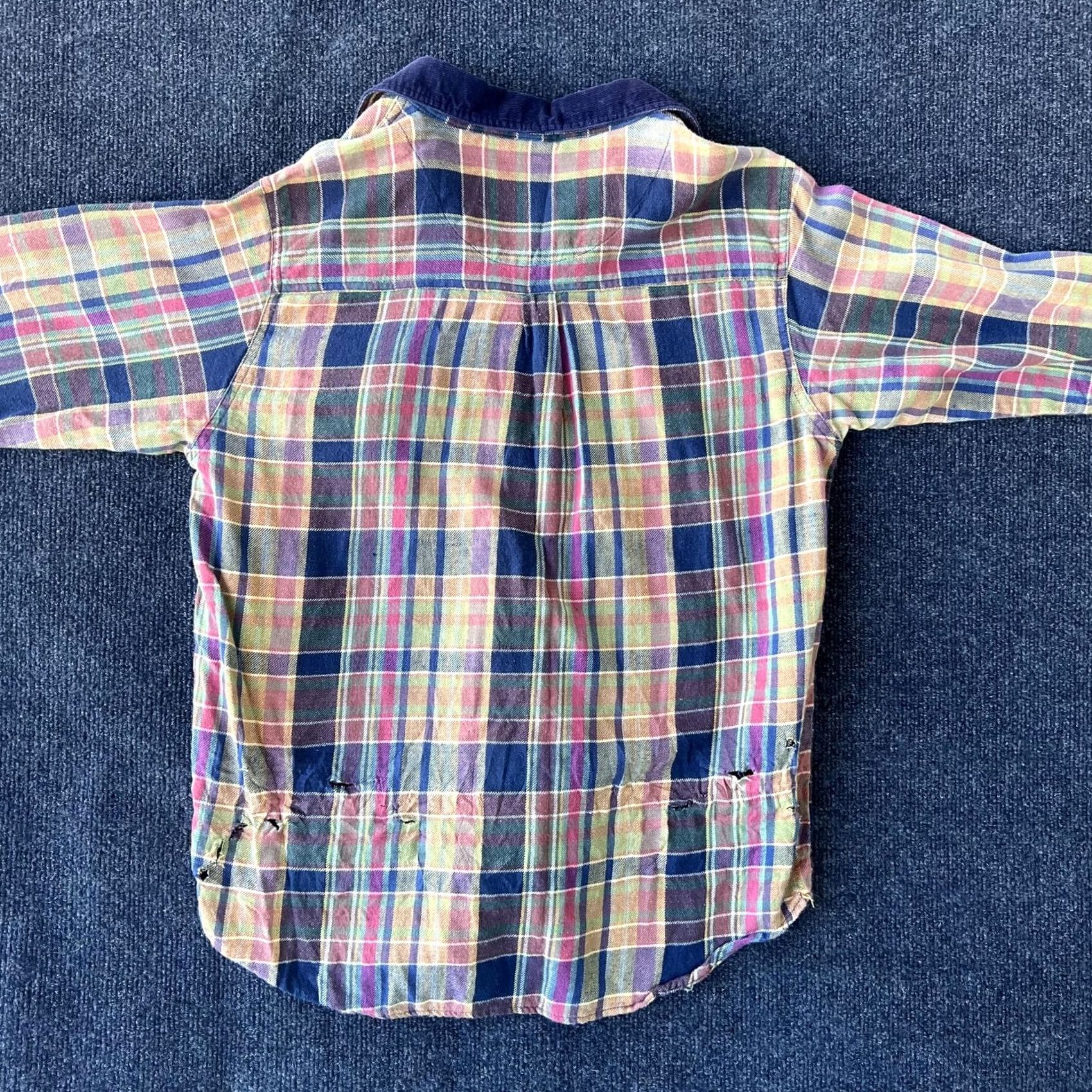 Vintage VINTAGE PennyLane Shirt Womens Large Plaid Button Up Corduroy Collar 90s Grunge Size S / US 4 / IT 40 - 3 Thumbnail