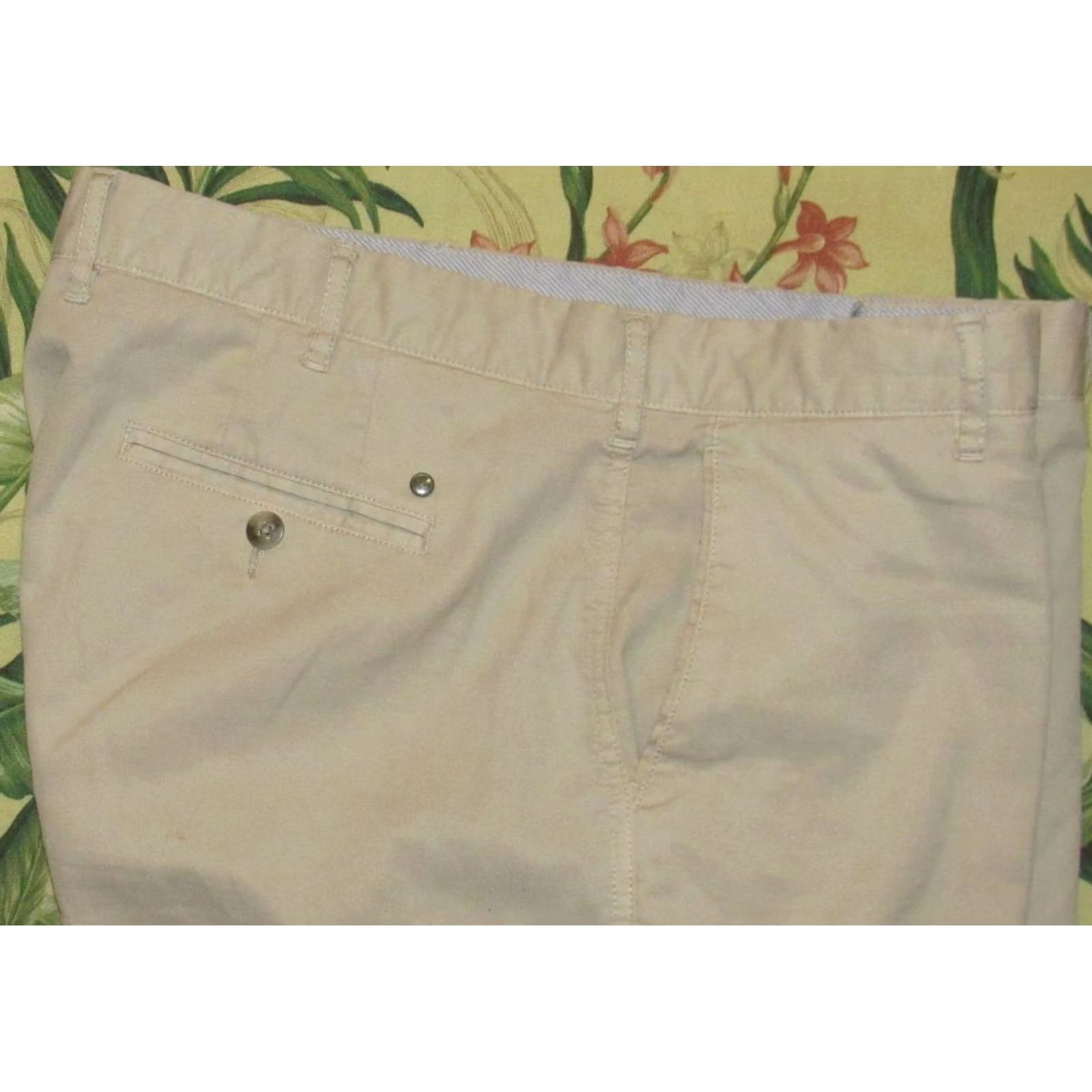 Peter Millar PETER MILLAR Stone Bedford 9" Cotton Blend Shorts 38 Size US 38 / EU 54 - 2 Thumbnail