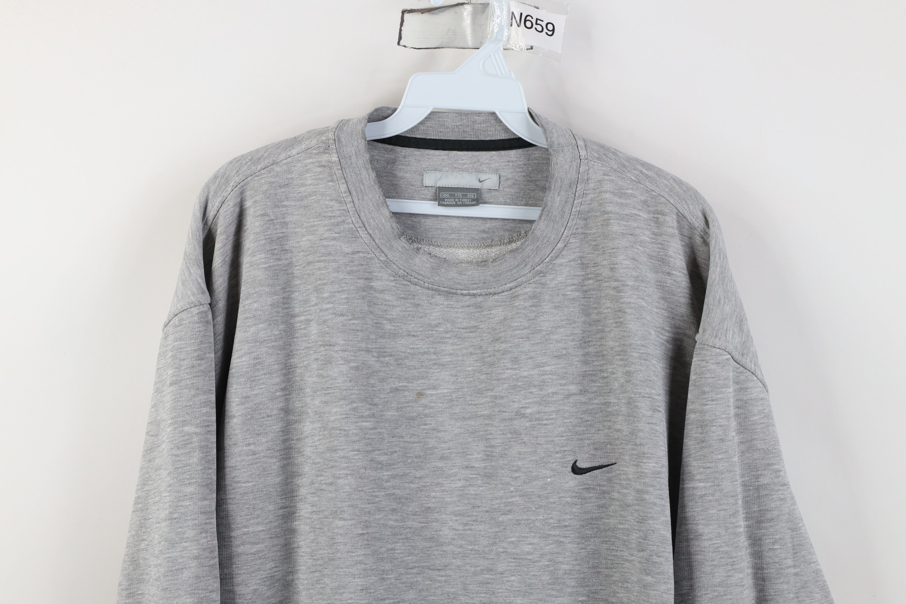 Nike Vintage Y2K Nike Scott Mini Swoosh Crewneck Sweatshirt Size US XXL / EU 58 / 5 - 2 Thumbnail