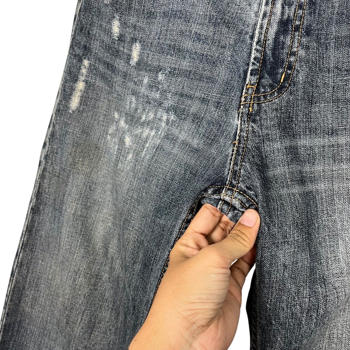 Japanese Brand Vintage Japanese Designer Distressed Denim Jeans Size 30" / US 8 / IT 44 - 13 Thumbnail