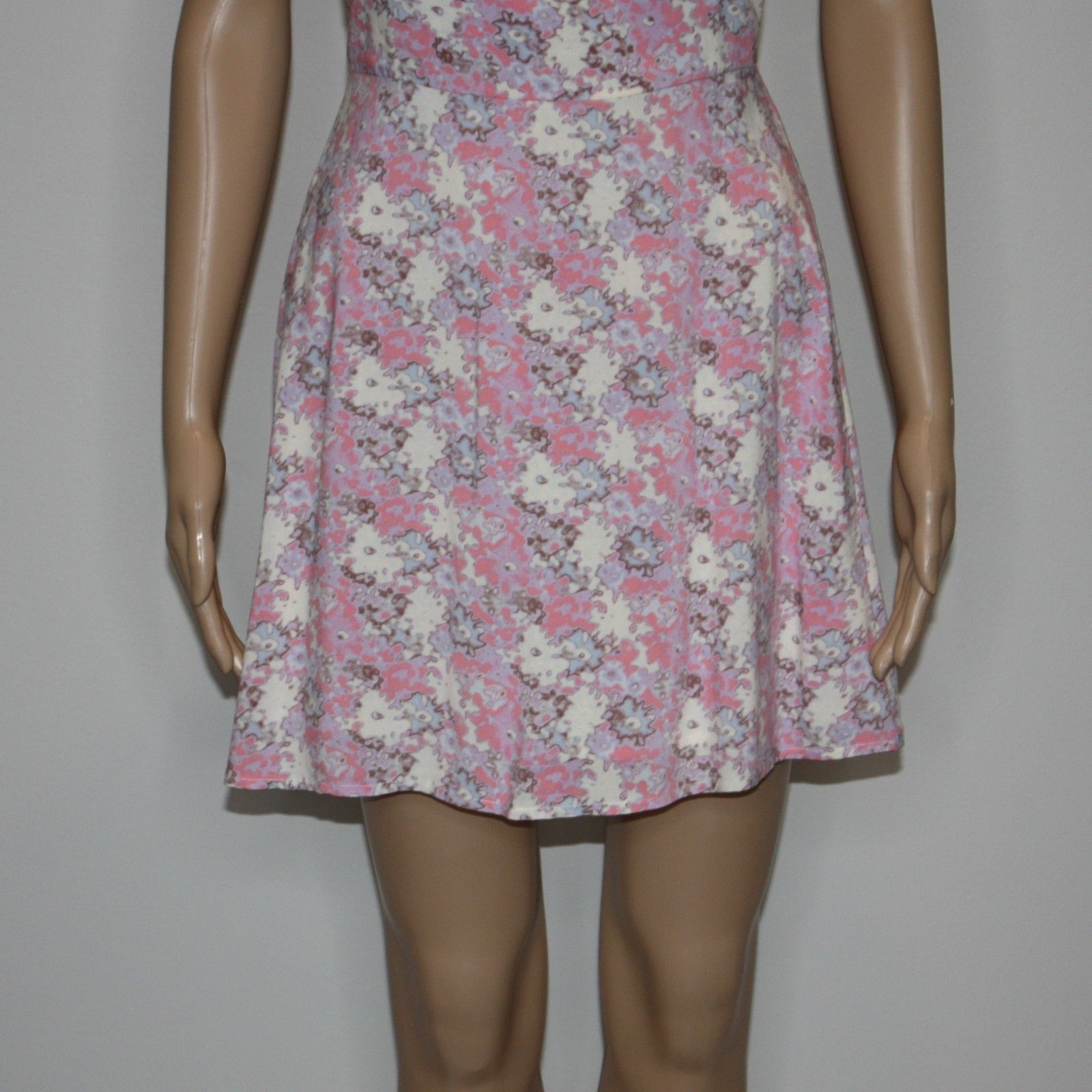 Other Abound Square Neck Printed Pink Mini Dress in Flower Haze Size XS / US 0-2 / IT 36-38 - 5 Thumbnail