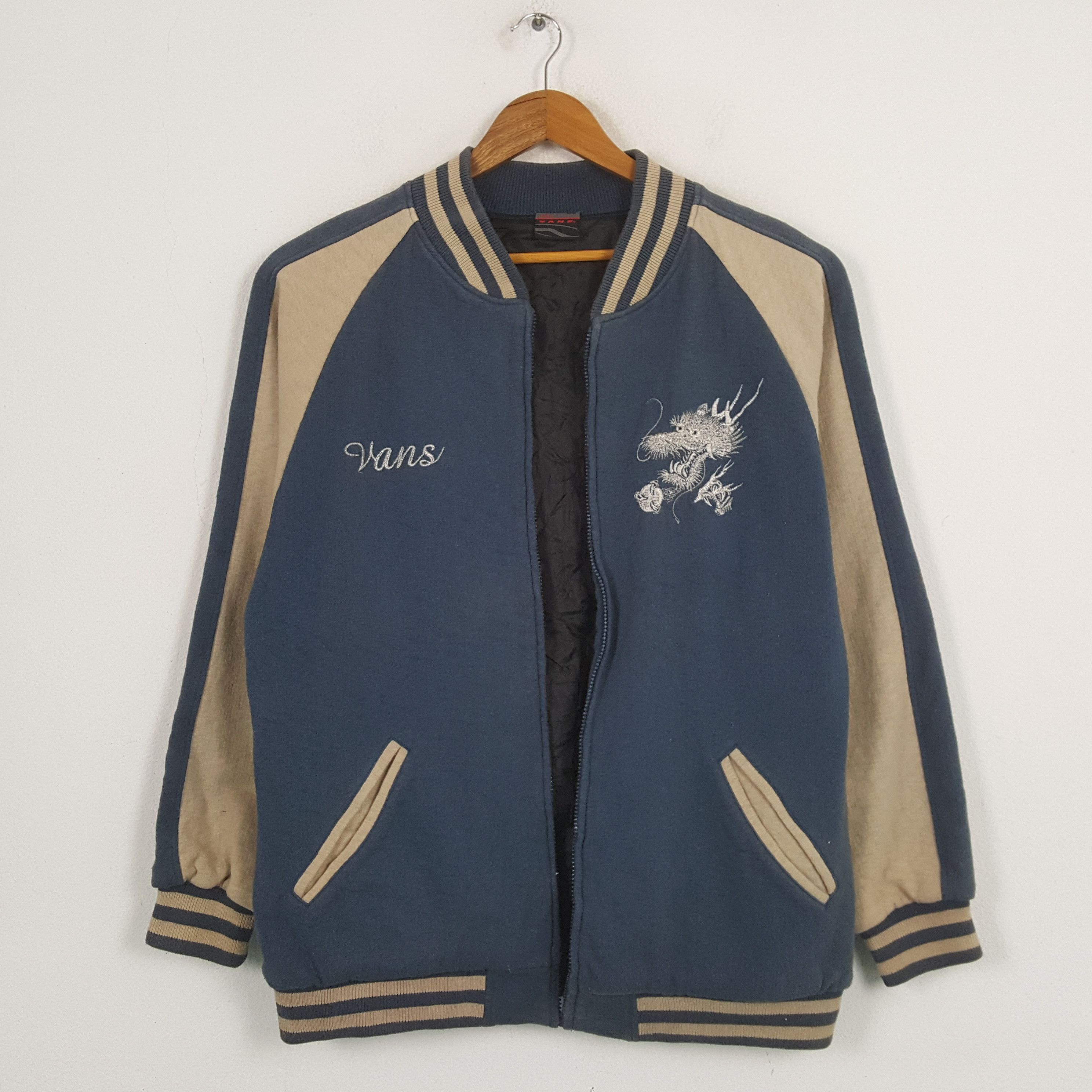 Designer × Vans × Vintage Vintage VANS DRAGON Skateboard Style Jacket C292N12 Size US L / EU 52-54 / 3 - 3 Thumbnail