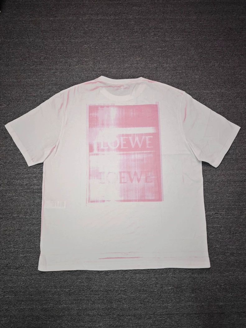 Loewe LOEWE Pure color Logo printed round neck casual short slee Size M / US 6-8 / IT 42-44 - 2 Thumbnail