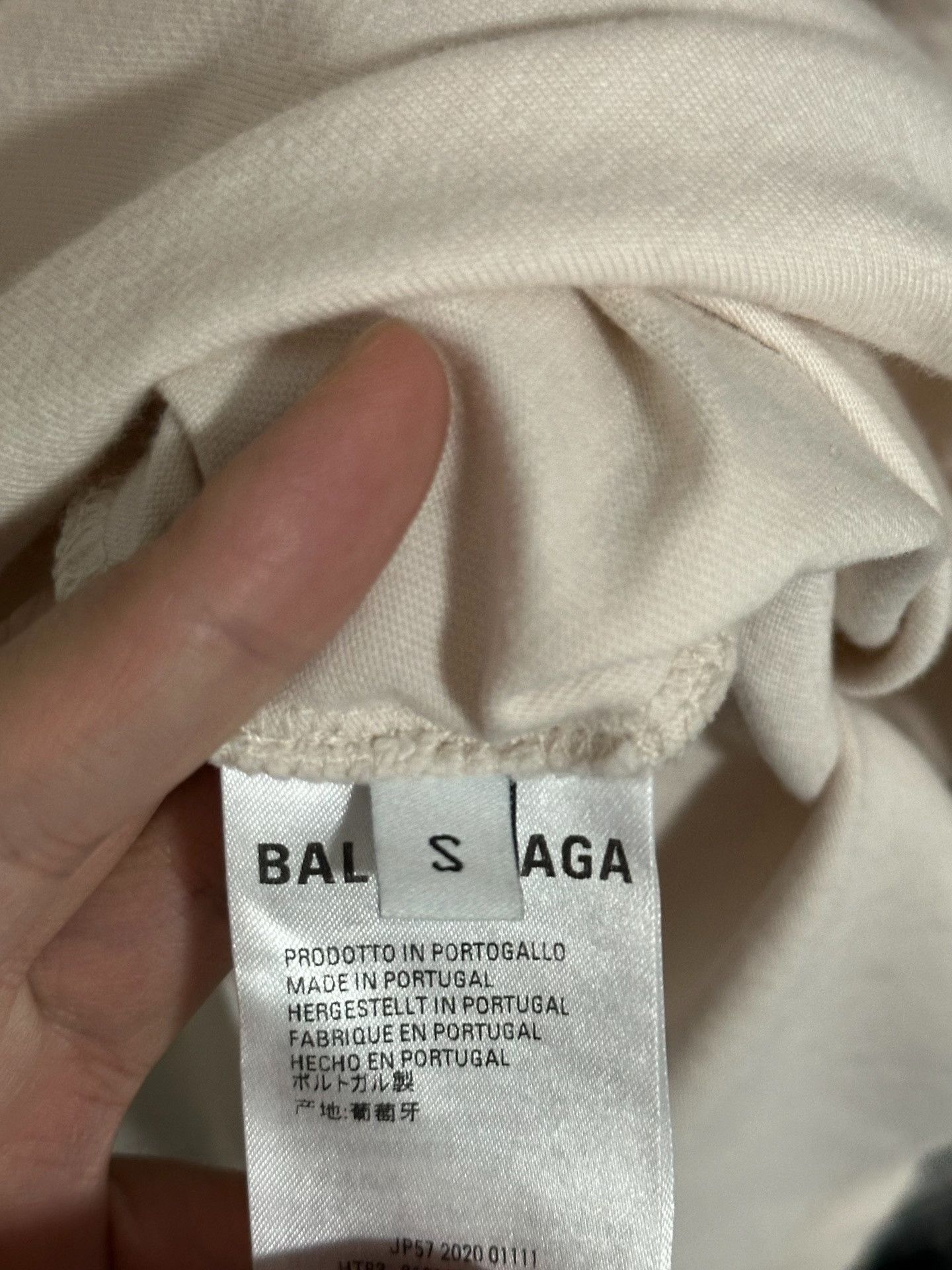 Balenciaga Balenciaga Embroidered Logo Short Sleeve T-shirt Size US S / EU 44-46 / 1 - 3 Thumbnail