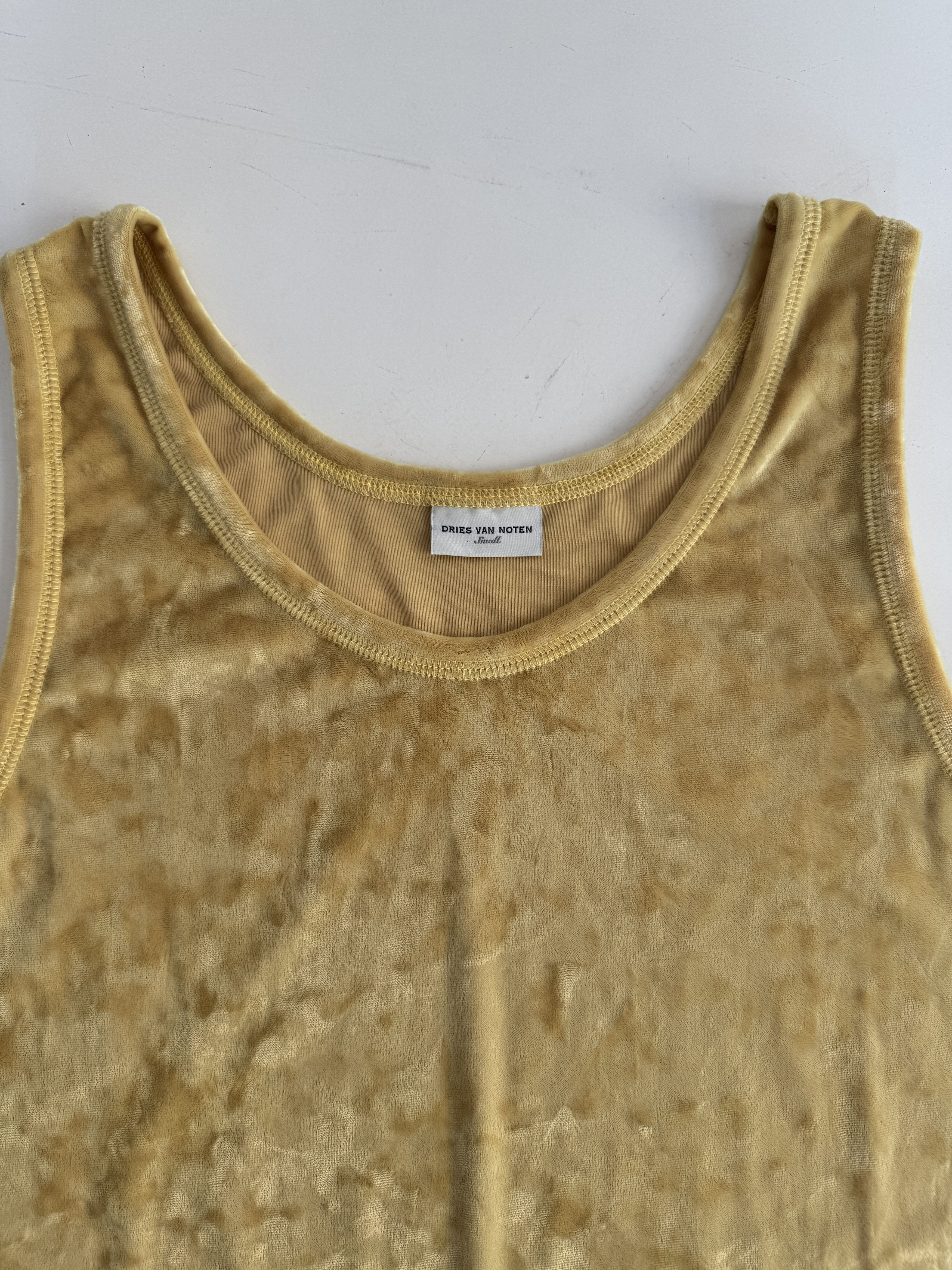 Dries Van Noten Velour Scoop Neck Casual Top Size S / US 4 / IT 40 - 5 Thumbnail