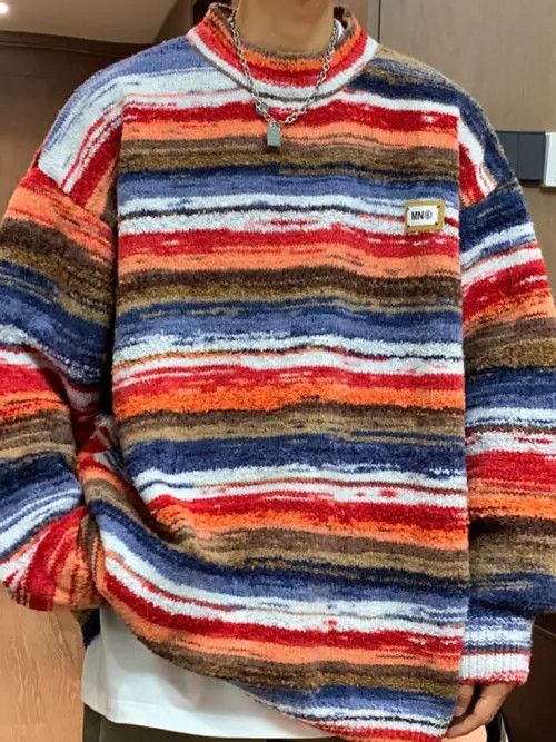 Other Ishihara x Ayami Stripe Knit Sweater Size US L / EU 52-54 / 3 - 3 Thumbnail