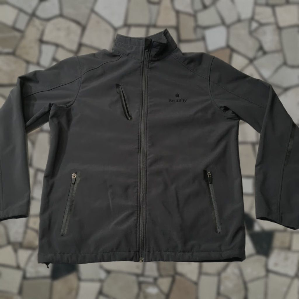 Port Authority VINTAGE Port Authority Jacket Mens M Gray Full Zip Water-Resistant Embroidered Logo Lined Windbreaker Shell Jacket Size US M / EU 48-50 / 2 - 1 Thumbnail
