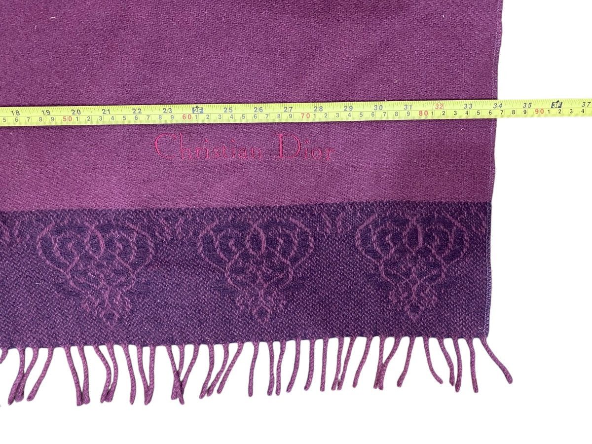 Christian Dior Monsieur Rare🔥CHRISTIAN DIOR Wool Shawl Body Size ONE SIZE - 13 Thumbnail