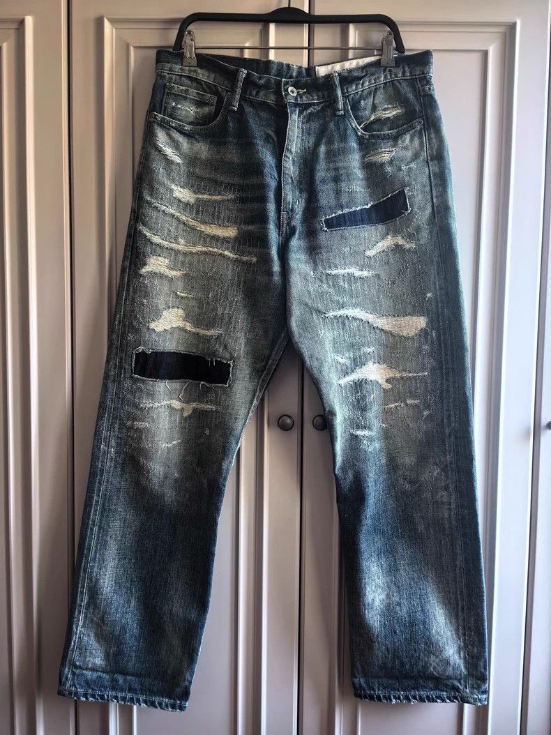 Neighborhood NEIGHBORHOOD 21ss DPB Distressed Jeans Size US 31 - 1 Thumbnail
