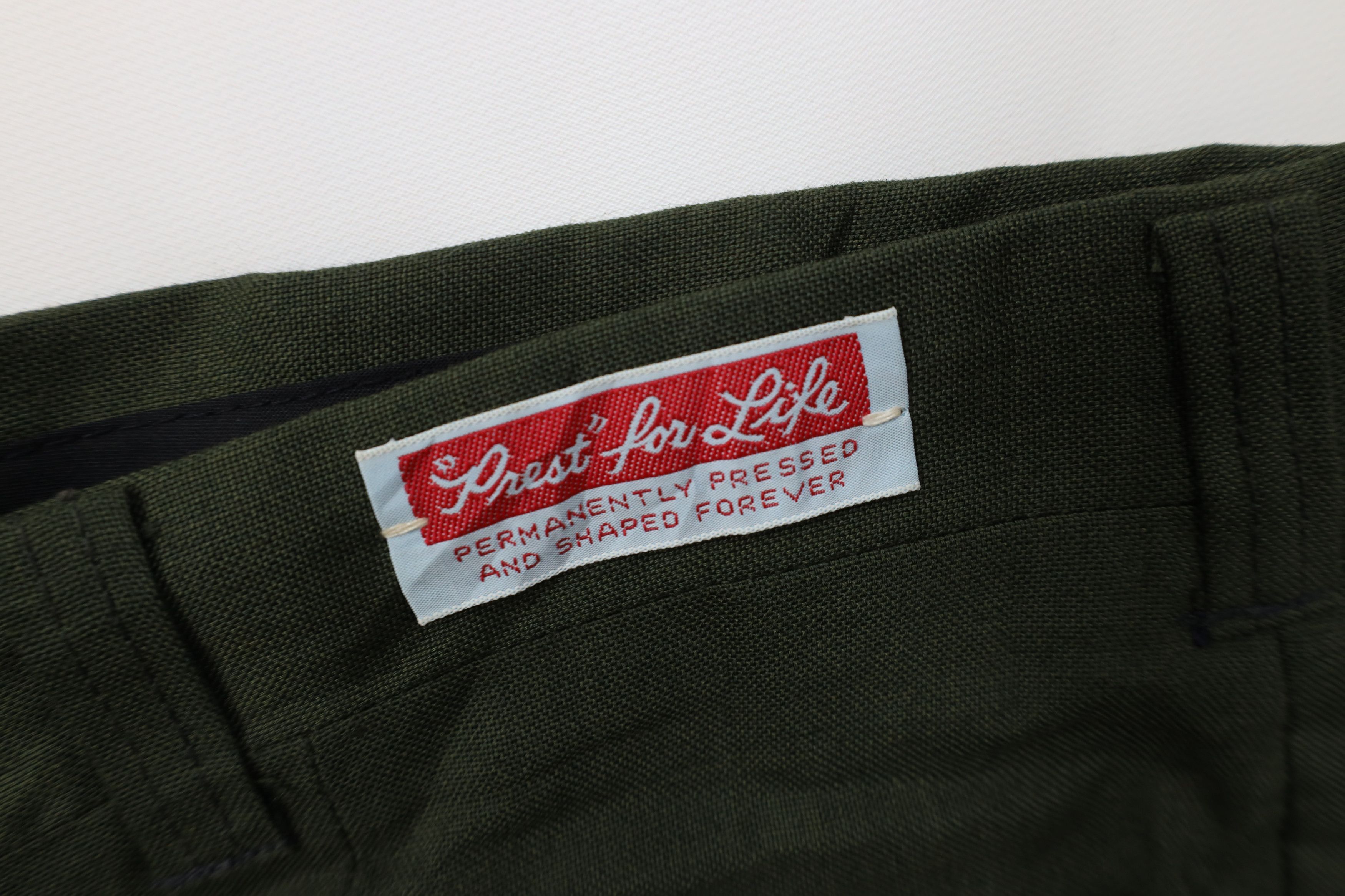 Vintage Deadstock Vintage 50s Streetwear Gabardine Chino Pants USA Size US 36 / EU 52 - 6 Thumbnail