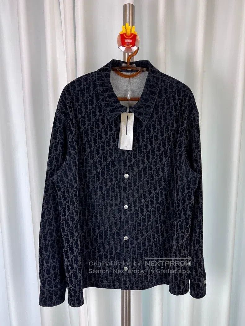 Dior Dior Jacquard plush logo shirt Size US L / EU 52-54 / 3 - 1 Thumbnail