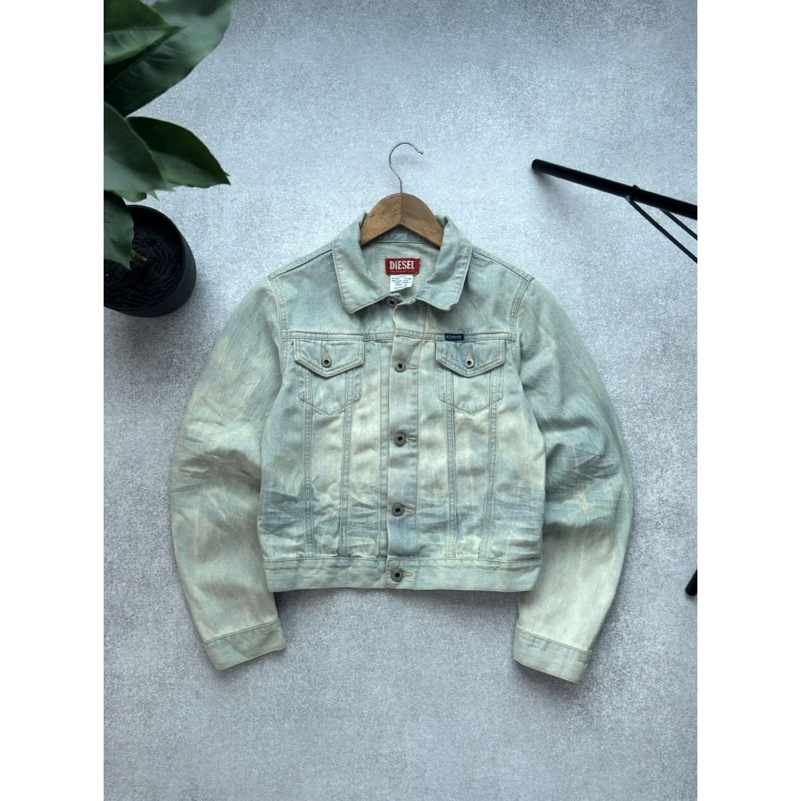 Diesel VINTAGE Diesel Denim Jacket WOMAN XS Y2K Button Up Avant Garde 90s Retro Bons Bomber Size S / US 4 / IT 40 - 2 Thumbnail