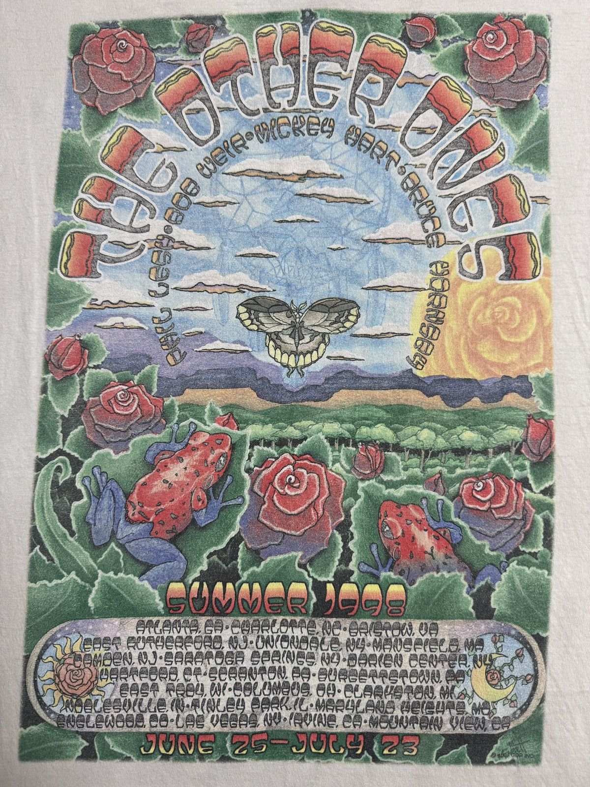 Grateful Dead × Liquid Blue 90s Grateful dead head The Other Ones Summer Tour 1998 Size US XL / EU 56 / 4 - 2 Thumbnail