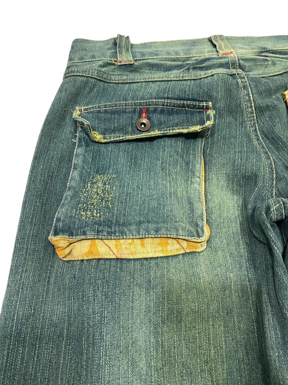 Kapital Japanese brand X Gumu International flare jeans Size US 34 / EU 50 - 6 Thumbnail