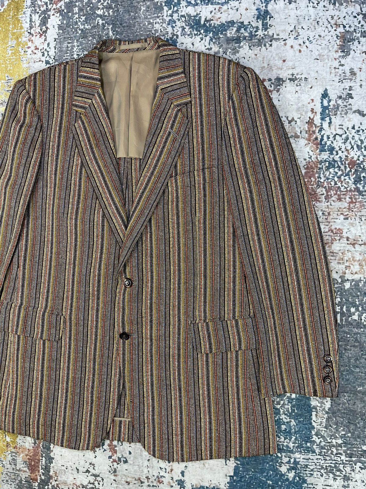 DORMUEIL Luxury Cloth Rainbow Tweed Blazer